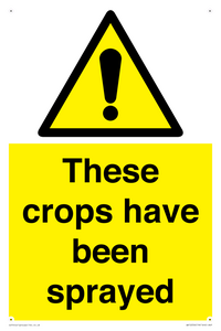 These crops have been sprayed